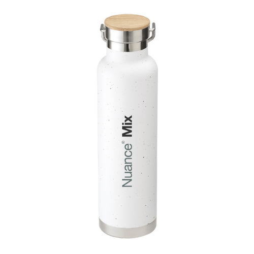 WHITE - 22oz. Speckled Insulated Waterbottle